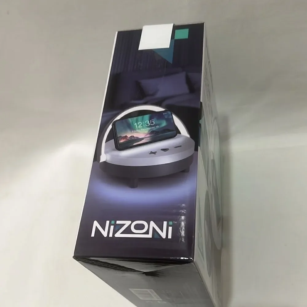 Nizoni LED Dome Lamp Wireless Phone Charger & HD Audio Speaker Streaming New